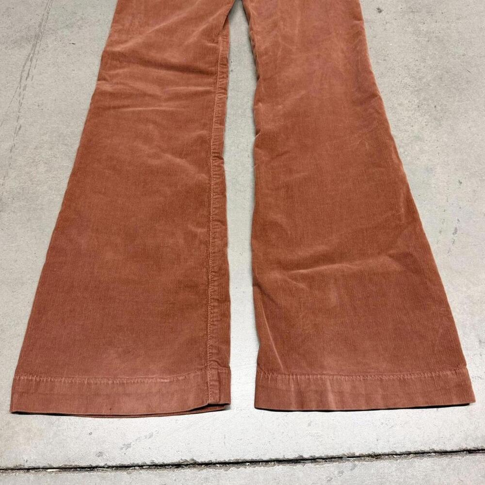 Citizens of Humanity Flare Corduroy Pants Womens 29x32 Orange Bootcut USA Made - Picture 6 of 8